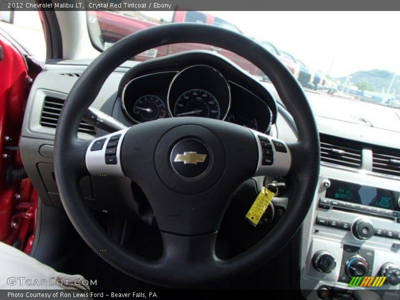 Crystal Red Tintcoat / Ebony 2012 Chevrolet Malibu LT