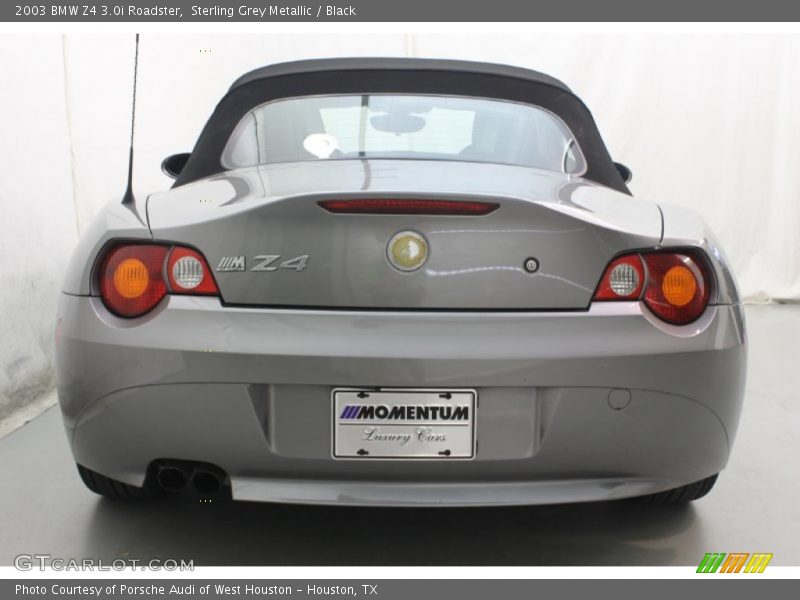 Sterling Grey Metallic / Black 2003 BMW Z4 3.0i Roadster