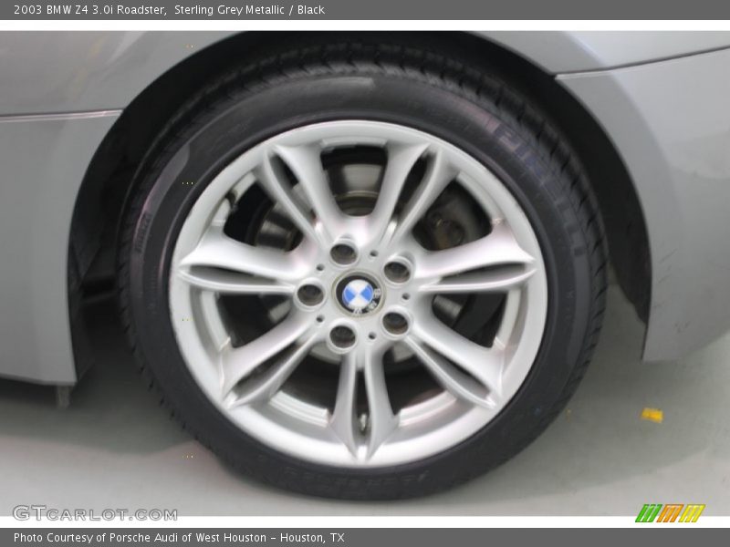 Sterling Grey Metallic / Black 2003 BMW Z4 3.0i Roadster