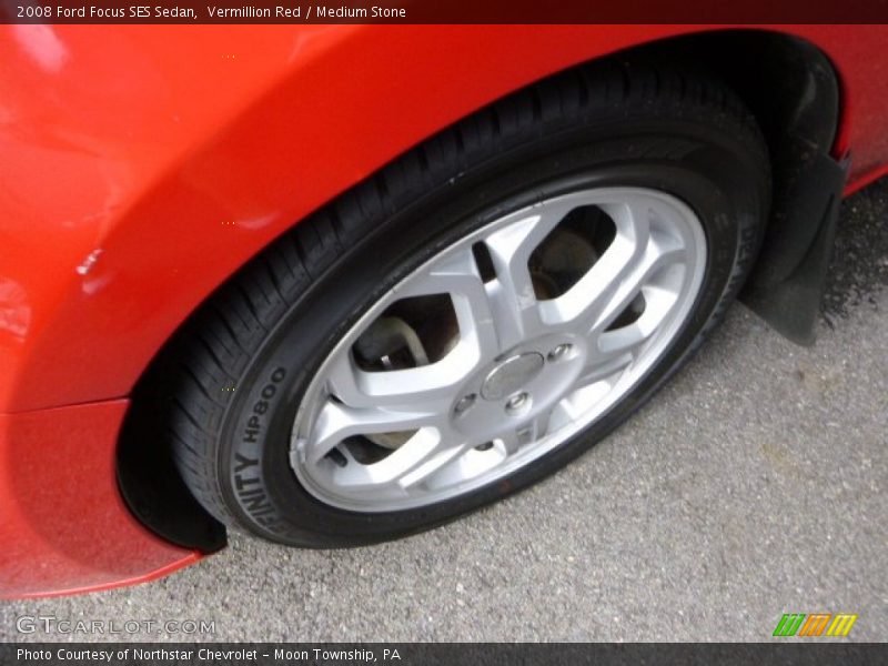 Vermillion Red / Medium Stone 2008 Ford Focus SES Sedan