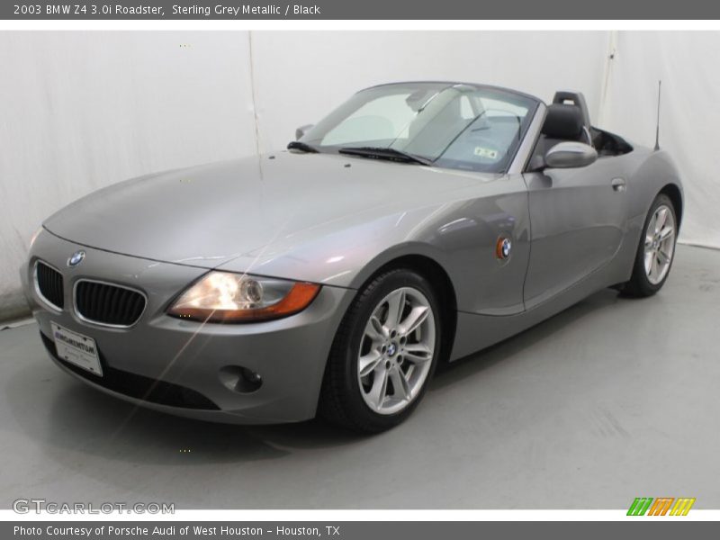 Sterling Grey Metallic / Black 2003 BMW Z4 3.0i Roadster