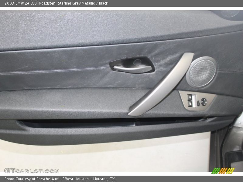 Sterling Grey Metallic / Black 2003 BMW Z4 3.0i Roadster