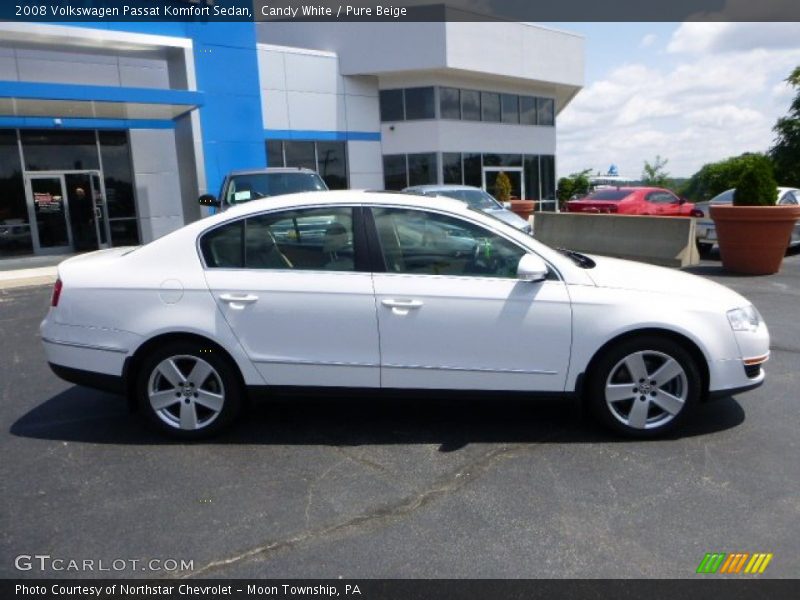 Candy White / Pure Beige 2008 Volkswagen Passat Komfort Sedan