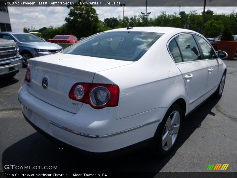 Candy White / Pure Beige 2008 Volkswagen Passat Komfort Sedan