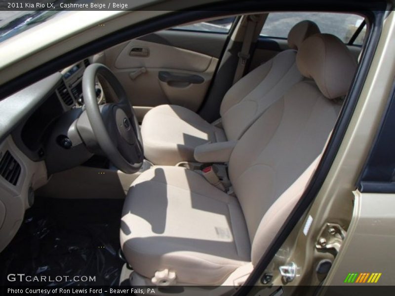 Cashmere Beige / Beige 2011 Kia Rio LX