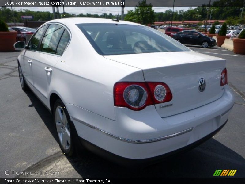 Candy White / Pure Beige 2008 Volkswagen Passat Komfort Sedan