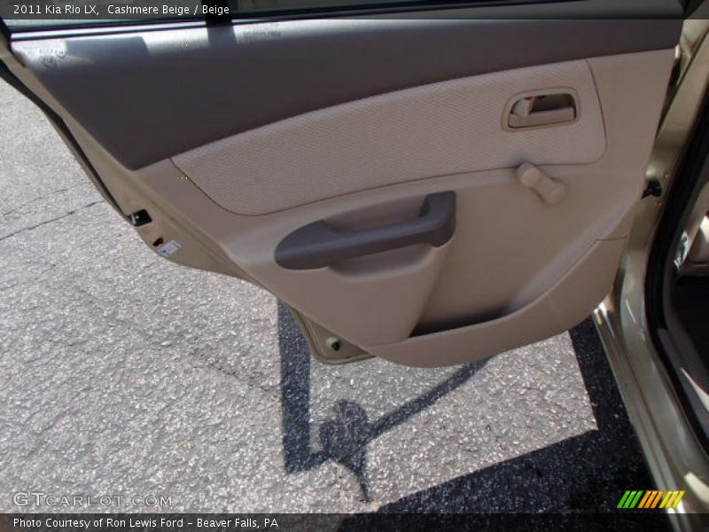 Cashmere Beige / Beige 2011 Kia Rio LX