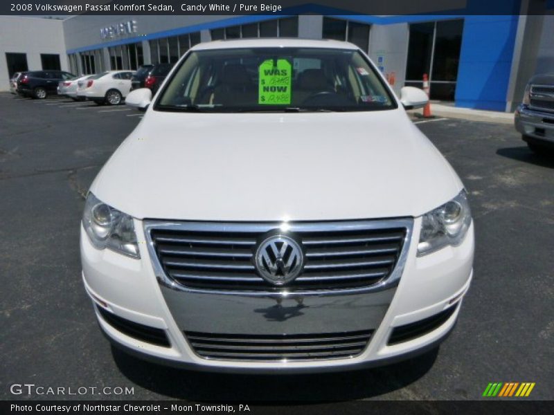 Candy White / Pure Beige 2008 Volkswagen Passat Komfort Sedan