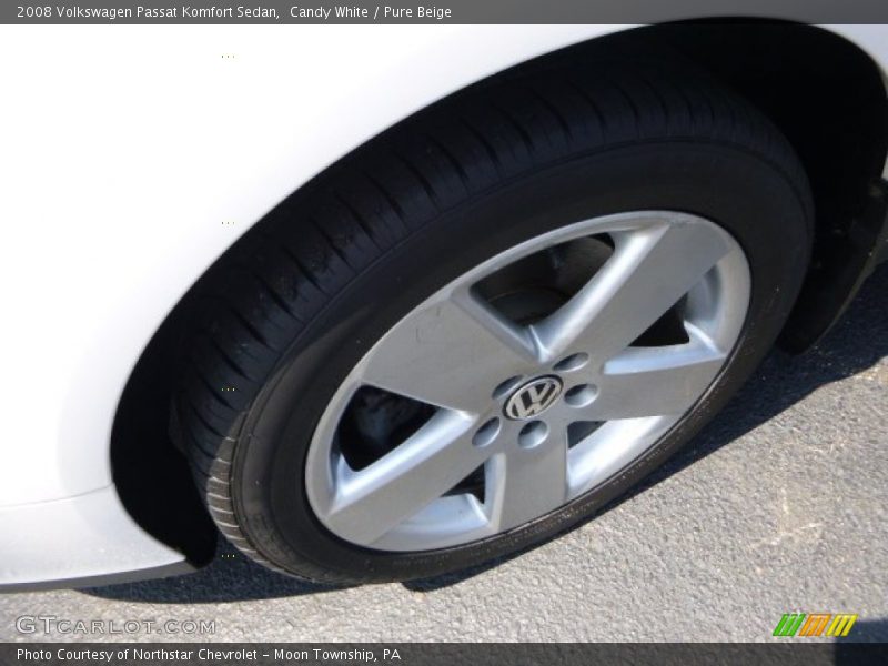 Candy White / Pure Beige 2008 Volkswagen Passat Komfort Sedan