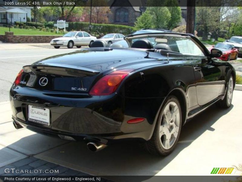 Black Onyx / Black 2005 Lexus SC 430