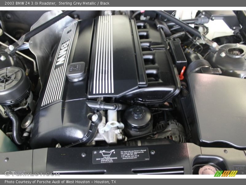 Sterling Grey Metallic / Black 2003 BMW Z4 3.0i Roadster