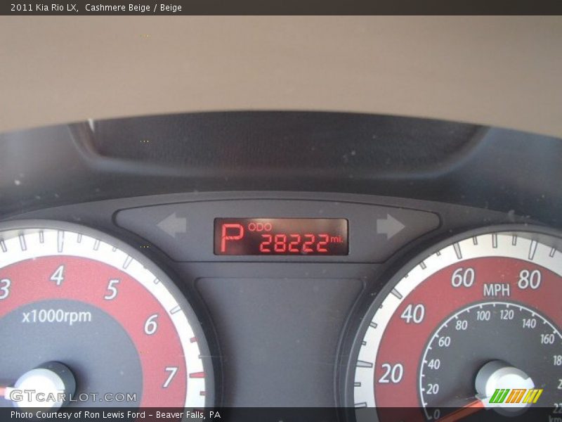 Cashmere Beige / Beige 2011 Kia Rio LX