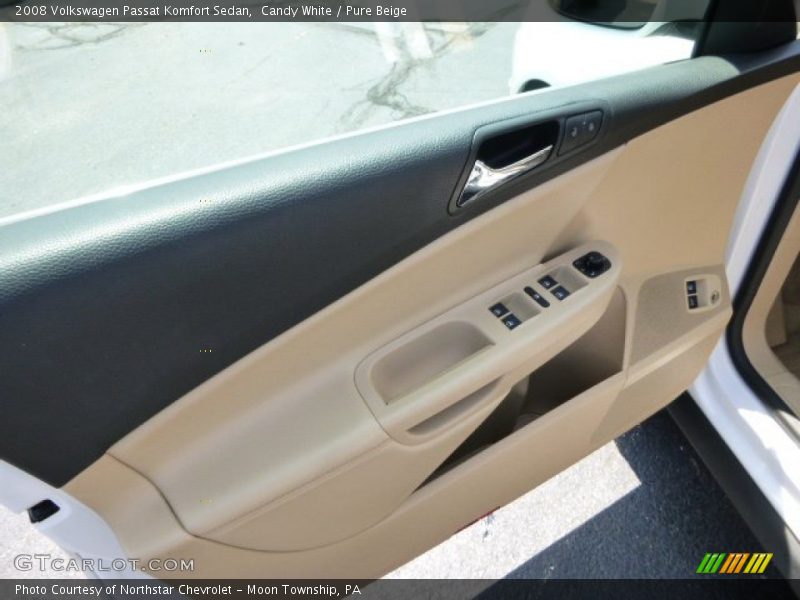 Candy White / Pure Beige 2008 Volkswagen Passat Komfort Sedan