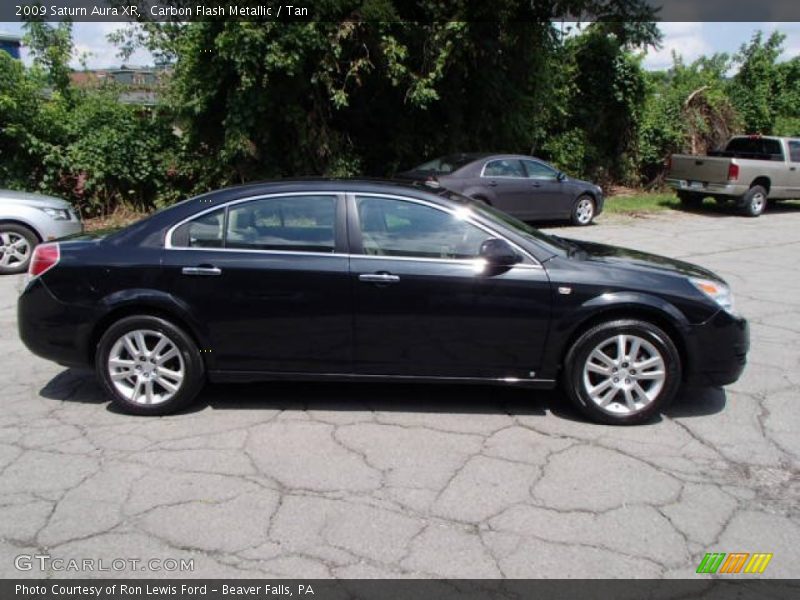 Carbon Flash Metallic / Tan 2009 Saturn Aura XR