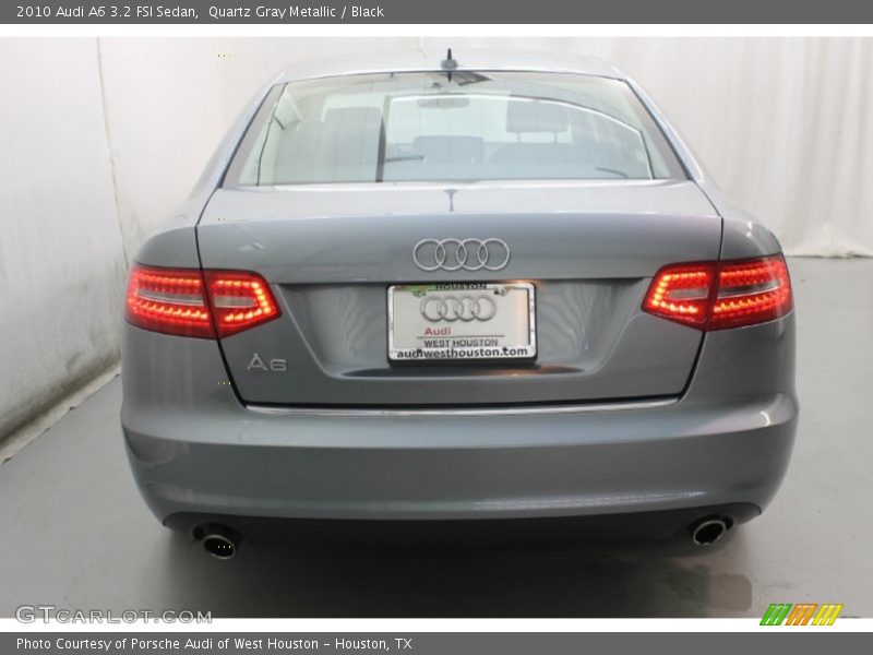 Quartz Gray Metallic / Black 2010 Audi A6 3.2 FSI Sedan