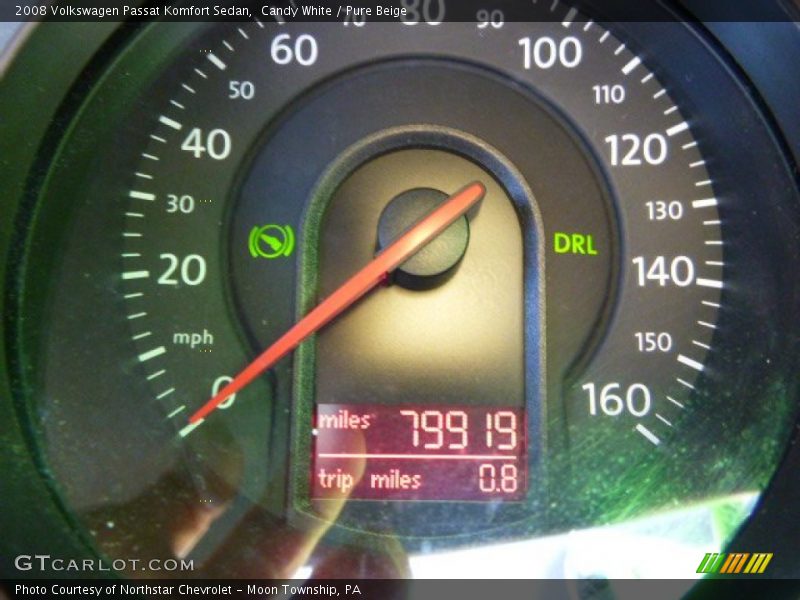 Candy White / Pure Beige 2008 Volkswagen Passat Komfort Sedan