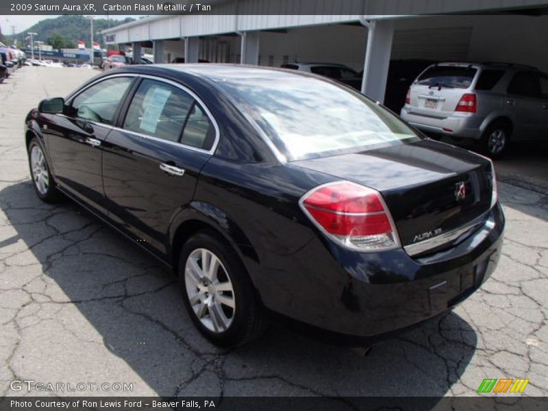 Carbon Flash Metallic / Tan 2009 Saturn Aura XR