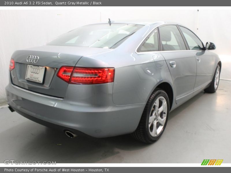 Quartz Gray Metallic / Black 2010 Audi A6 3.2 FSI Sedan
