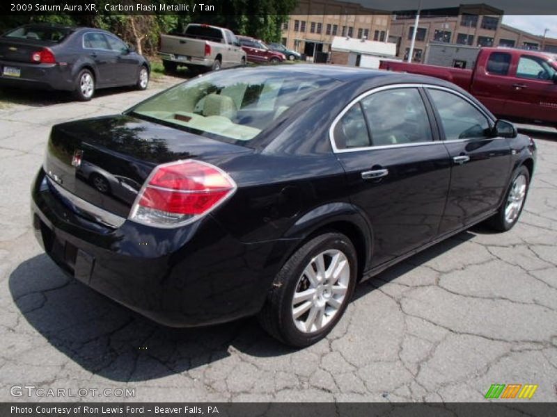 Carbon Flash Metallic / Tan 2009 Saturn Aura XR