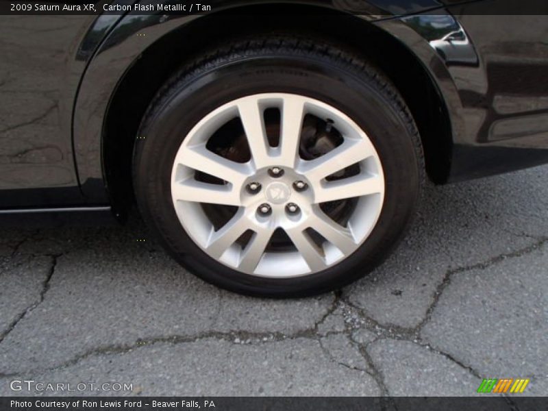 Carbon Flash Metallic / Tan 2009 Saturn Aura XR