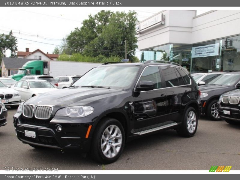 Black Sapphire Metallic / Black 2013 BMW X5 xDrive 35i Premium