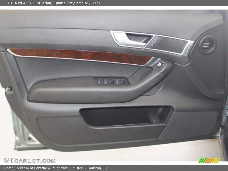 Quartz Gray Metallic / Black 2010 Audi A6 3.2 FSI Sedan