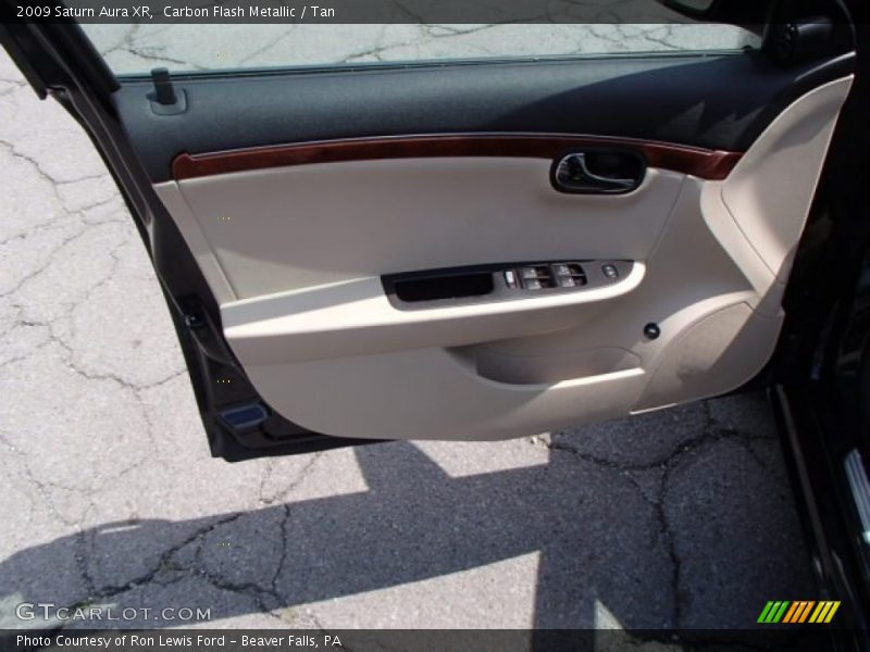 Carbon Flash Metallic / Tan 2009 Saturn Aura XR