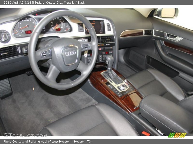 Black Interior - 2010 A6 3.2 FSI Sedan 