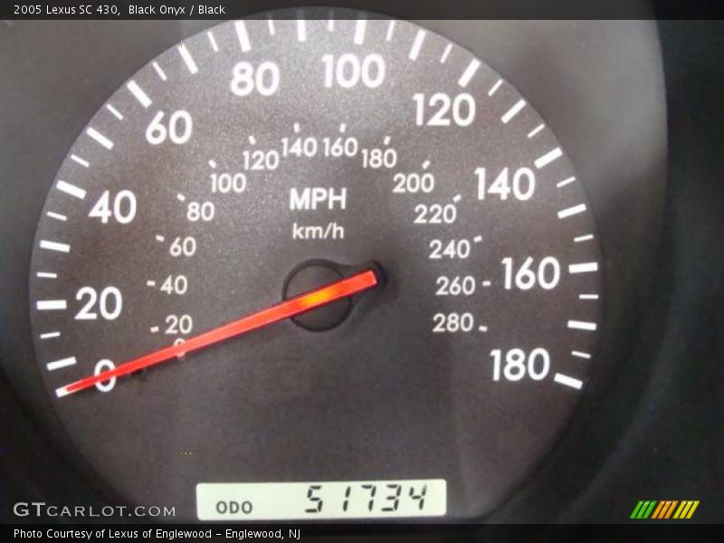Black Onyx / Black 2005 Lexus SC 430