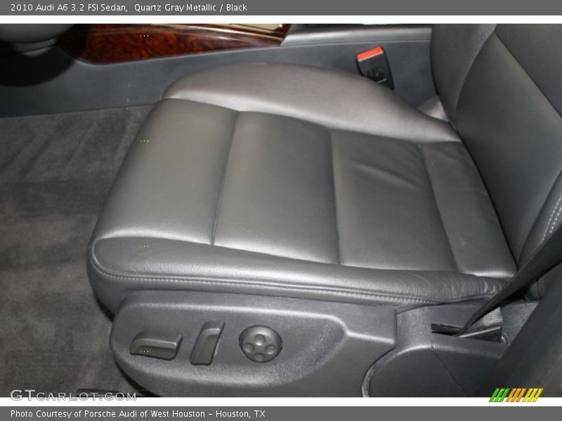 Quartz Gray Metallic / Black 2010 Audi A6 3.2 FSI Sedan