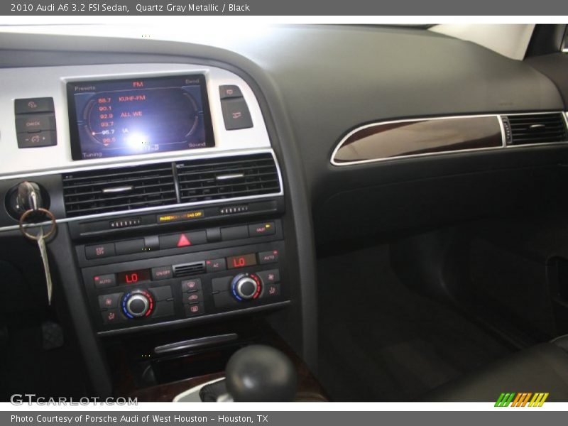 Quartz Gray Metallic / Black 2010 Audi A6 3.2 FSI Sedan