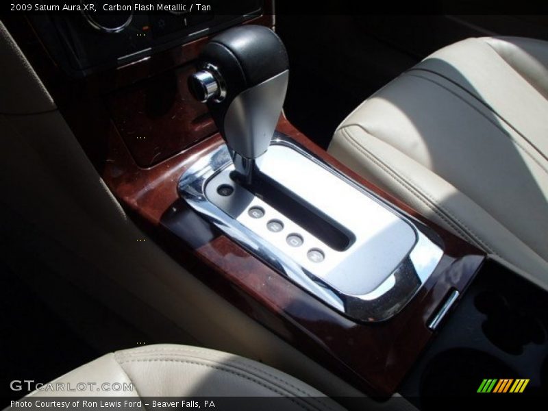 Carbon Flash Metallic / Tan 2009 Saturn Aura XR