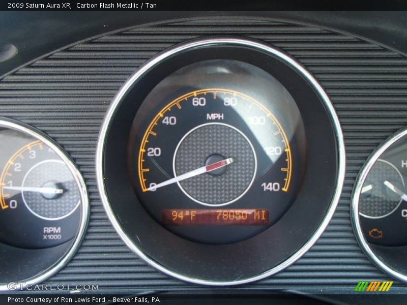 Carbon Flash Metallic / Tan 2009 Saturn Aura XR