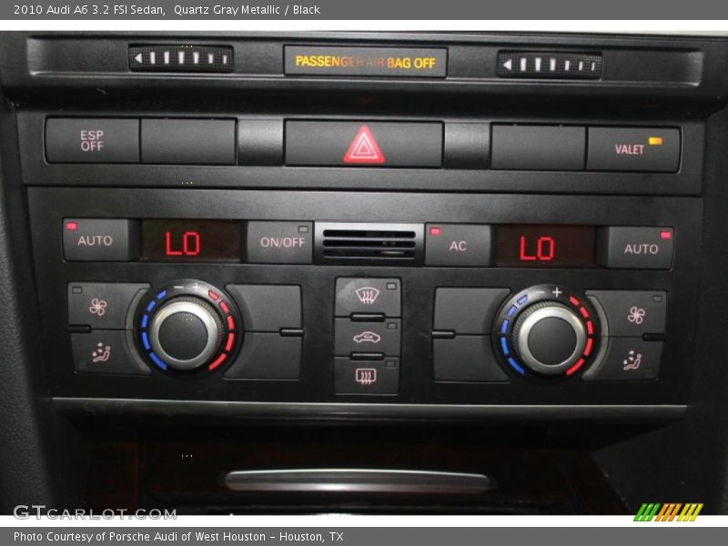 Controls of 2010 A6 3.2 FSI Sedan