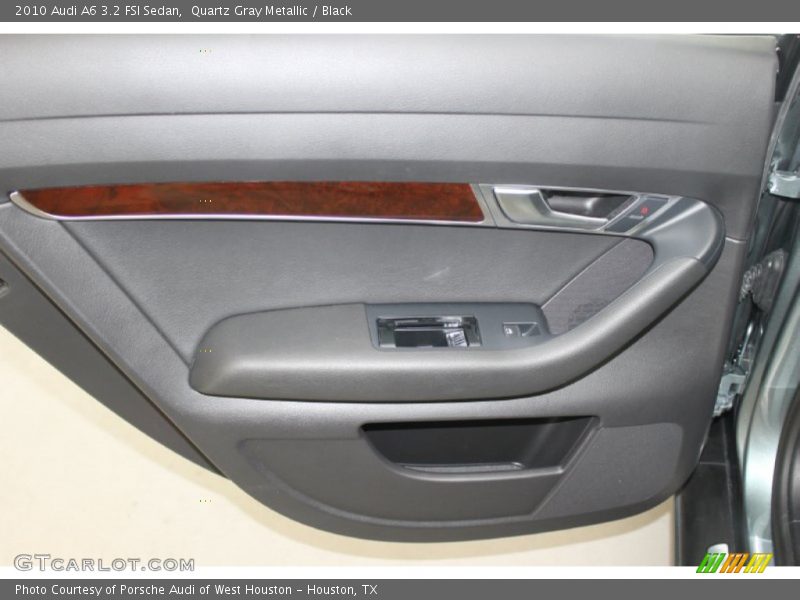 Quartz Gray Metallic / Black 2010 Audi A6 3.2 FSI Sedan