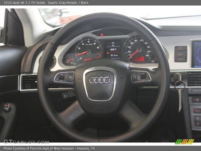 Quartz Gray Metallic / Black 2010 Audi A6 3.2 FSI Sedan