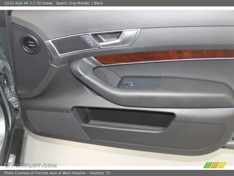 Quartz Gray Metallic / Black 2010 Audi A6 3.2 FSI Sedan