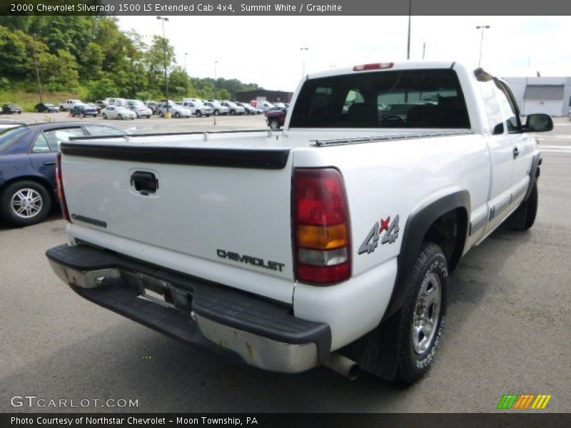 Summit White / Graphite 2000 Chevrolet Silverado 1500 LS Extended Cab 4x4