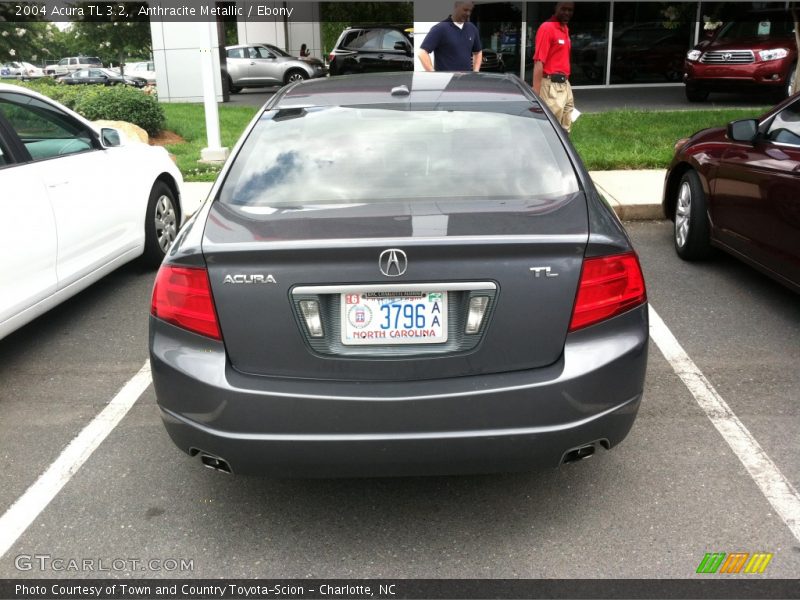 Anthracite Metallic / Ebony 2004 Acura TL 3.2