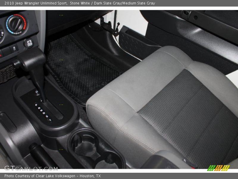 Stone White / Dark Slate Gray/Medium Slate Gray 2010 Jeep Wrangler Unlimited Sport