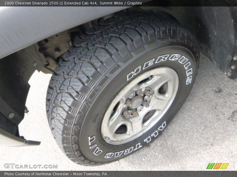 Summit White / Graphite 2000 Chevrolet Silverado 1500 LS Extended Cab 4x4