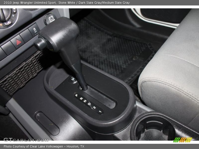 Stone White / Dark Slate Gray/Medium Slate Gray 2010 Jeep Wrangler Unlimited Sport
