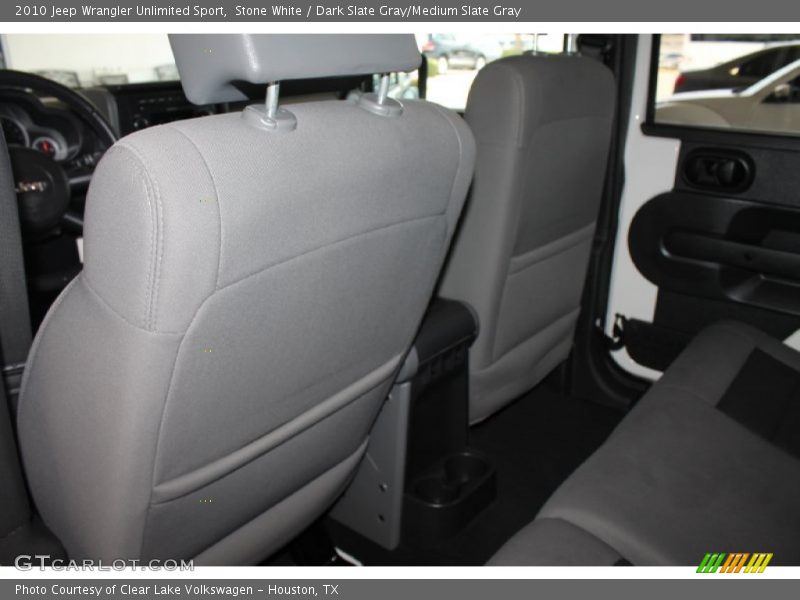 Stone White / Dark Slate Gray/Medium Slate Gray 2010 Jeep Wrangler Unlimited Sport