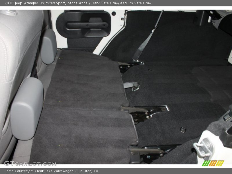 Stone White / Dark Slate Gray/Medium Slate Gray 2010 Jeep Wrangler Unlimited Sport