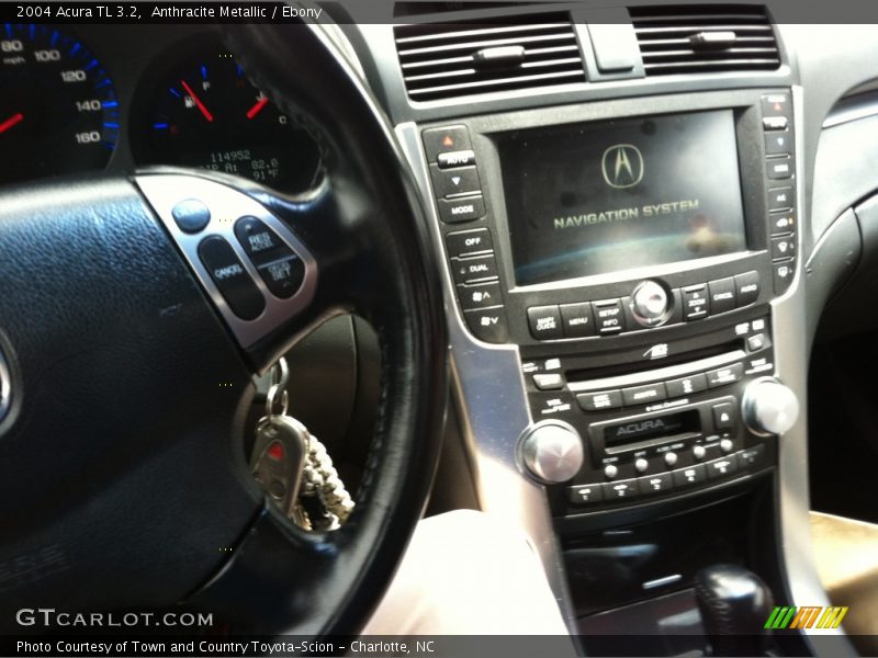 Anthracite Metallic / Ebony 2004 Acura TL 3.2