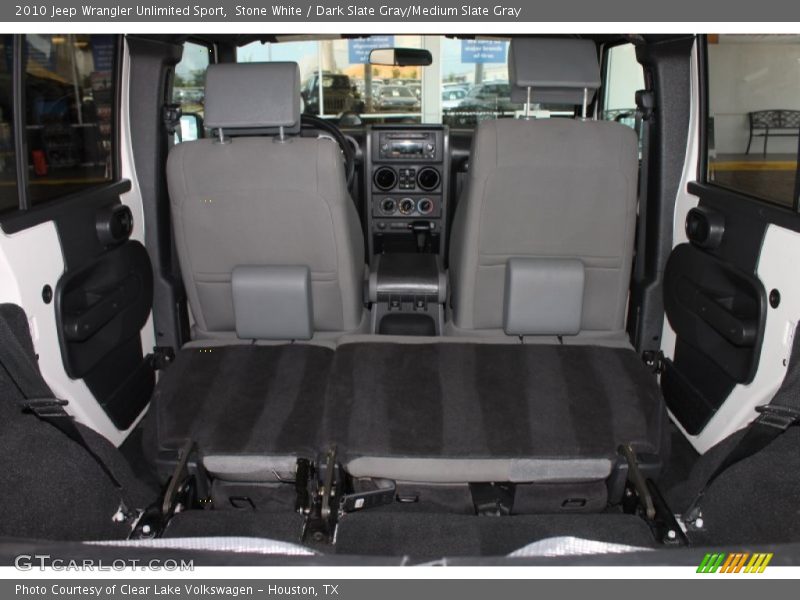 Stone White / Dark Slate Gray/Medium Slate Gray 2010 Jeep Wrangler Unlimited Sport