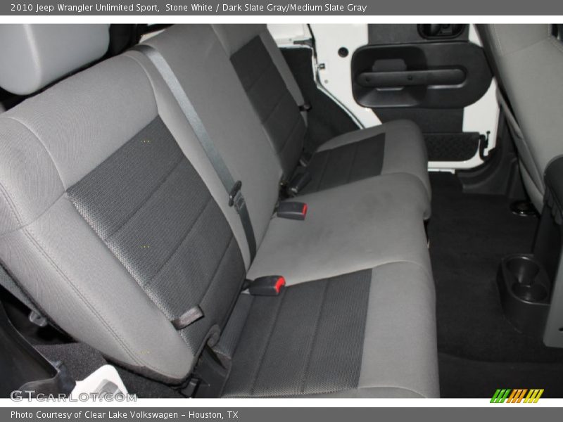 Stone White / Dark Slate Gray/Medium Slate Gray 2010 Jeep Wrangler Unlimited Sport