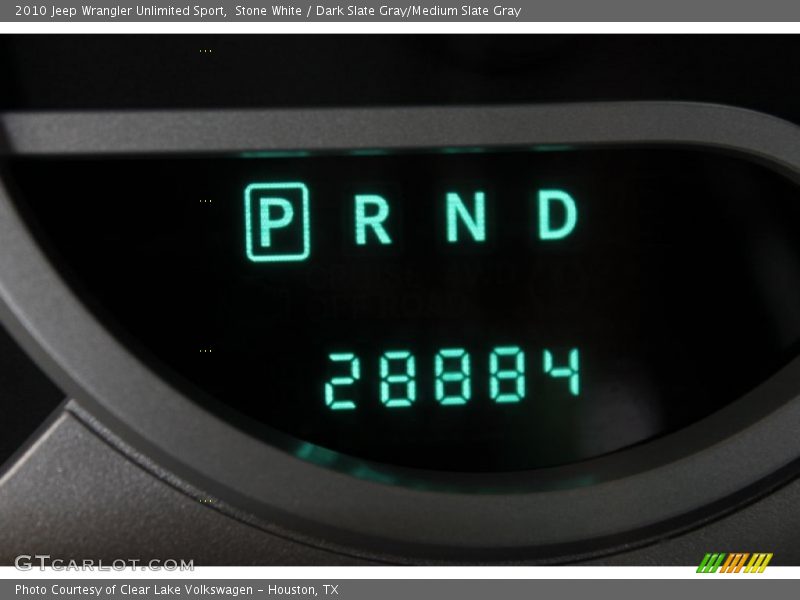 Stone White / Dark Slate Gray/Medium Slate Gray 2010 Jeep Wrangler Unlimited Sport