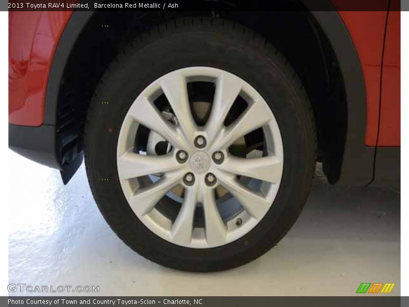 Barcelona Red Metallic / Ash 2013 Toyota RAV4 Limited