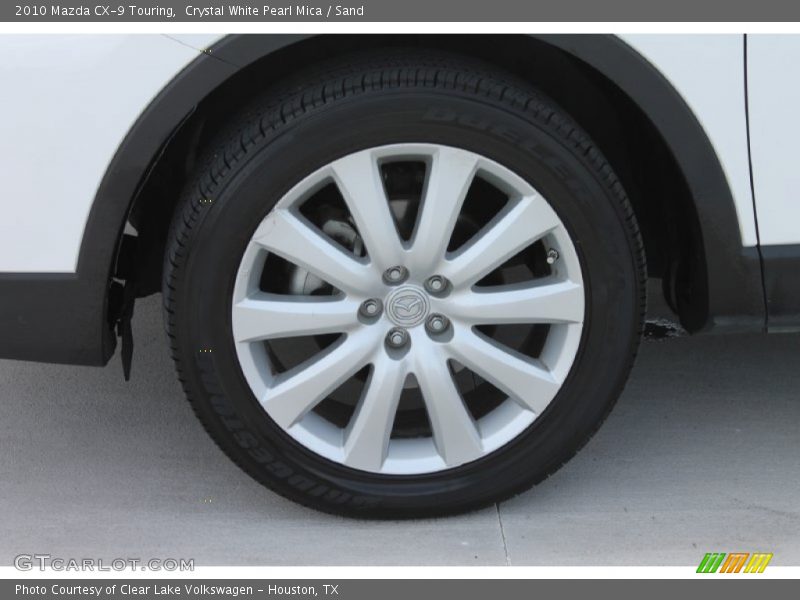 Crystal White Pearl Mica / Sand 2010 Mazda CX-9 Touring